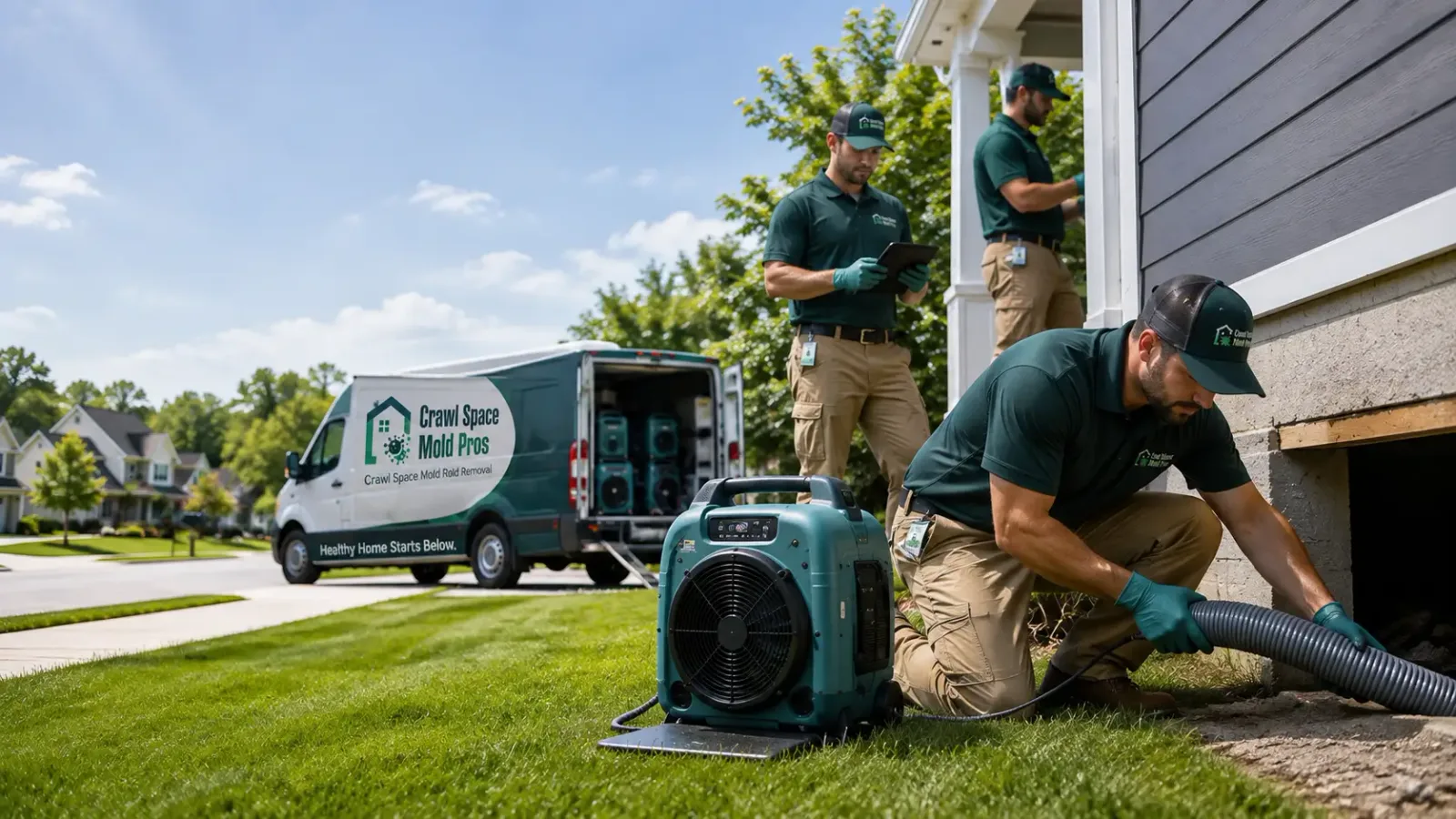 Crawl Space Mold Removal in Epworth, IA